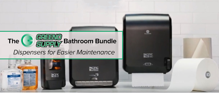 The Greeno Supply Bathroom Bundle: Dispensers for Easier Maintenance